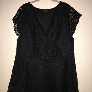 Torrid women's v-neck blouse sz. 0